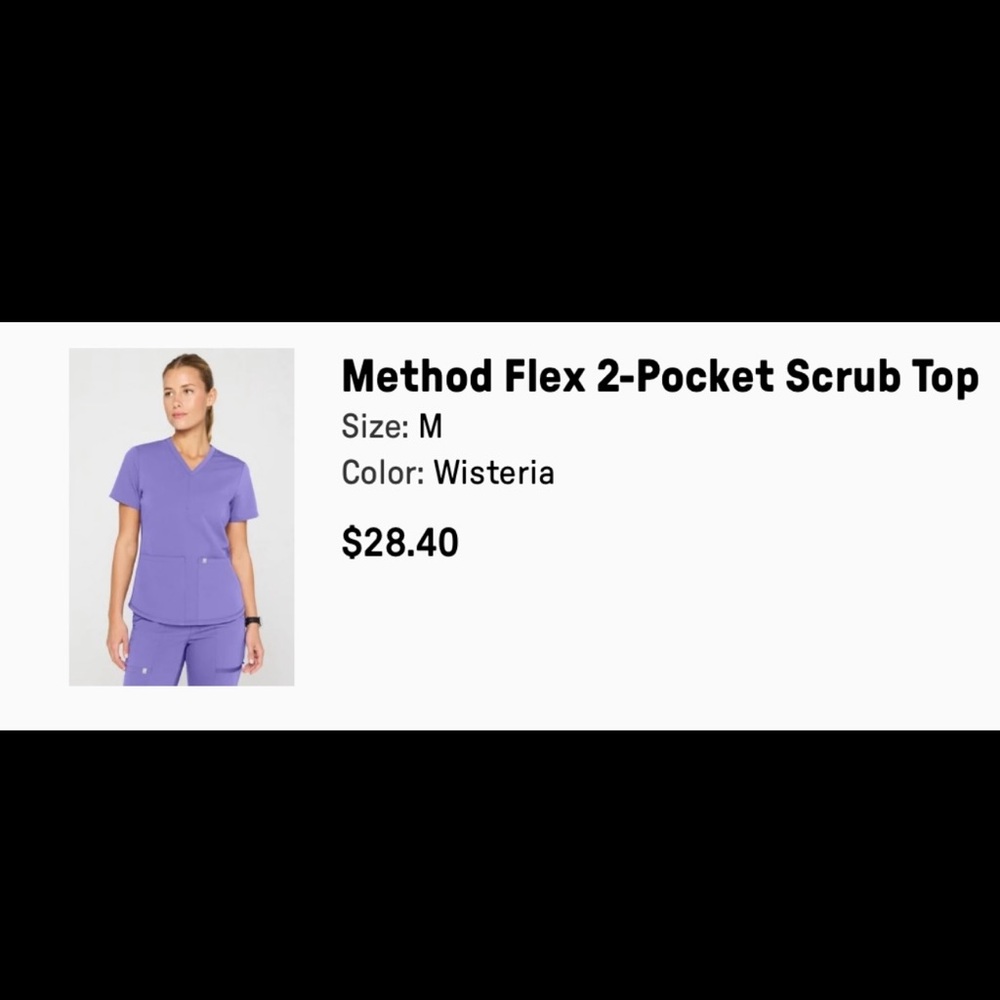 Fabletics Wisteria Scrub Top